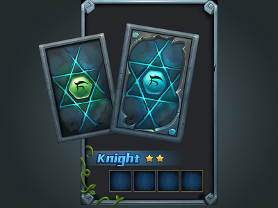 Cards in game card cards game gui iron kignt star ui