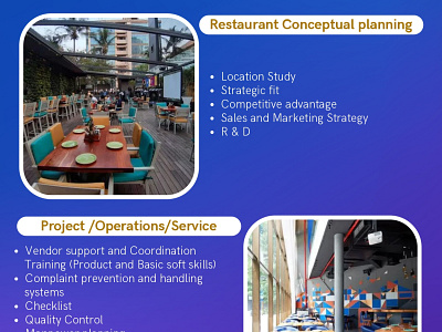 Restaurant consultant with one stop hospitality consulting.