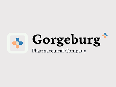 Gorgeburg, Pharmaceutical Company branding graphic design logo logo design