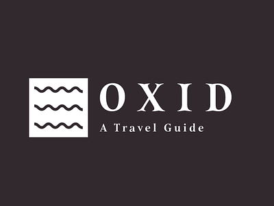 Oxid, A Travel Guide branding graphic design logo logo design