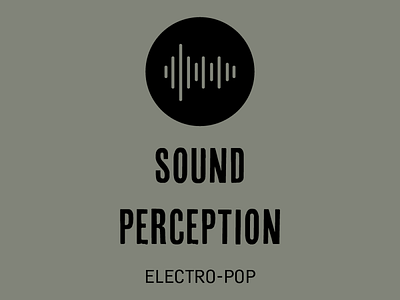 Sound Perception, Electro-Pop branding graphic design logo logo design