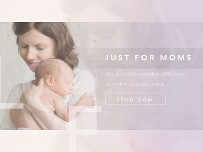 Momy baby banner mom ui