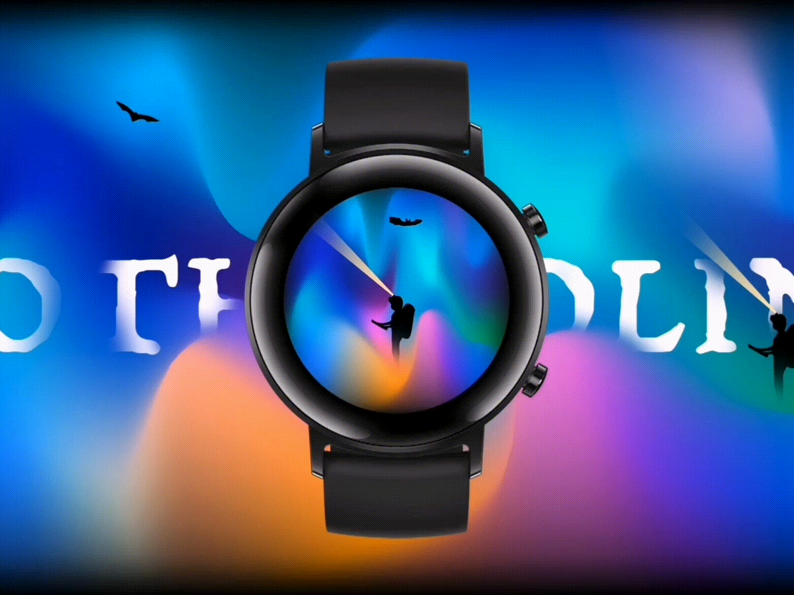 Potholing Watch theme design design illustration theme ui ux watch