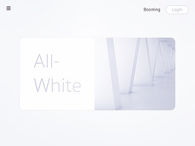 All-White all white design google material