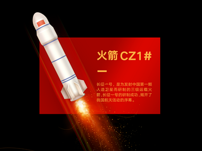 CZ 1# rocket icon