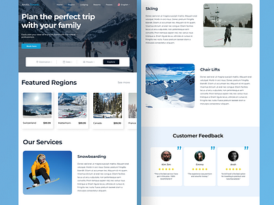 Arctic Travels Website Design