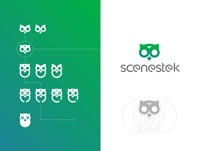 Scenestek graphic design logo