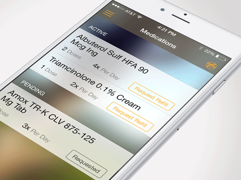 Over and Under animation app interaction ios iphone ui ux