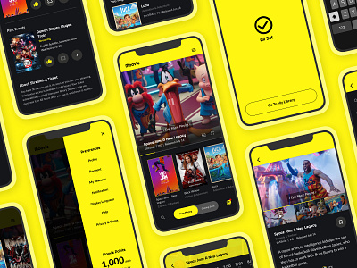Moovie — Mobile Ticketing App app branding design movie ui ux