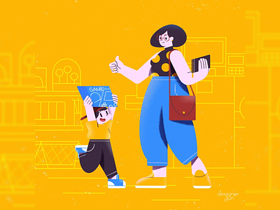 Shopping illustration