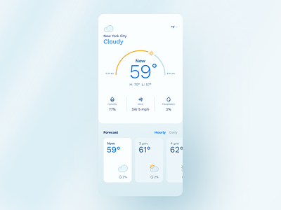 Weather app dailyui design forecast ui weather