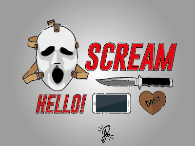 Scream pack MTV illustration lettering mtv méxico scream