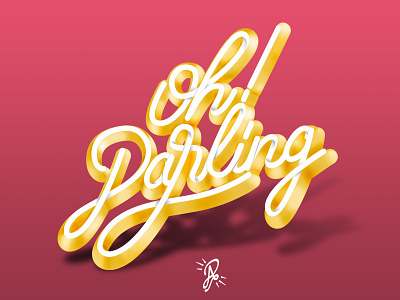 Oh! Darling beatles darling lettering mexico practice song type