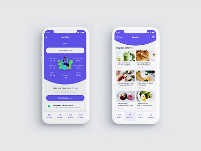 Nutri.Me - App Design branding design graphic design product design typography ui ux