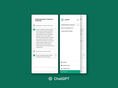 ChatGPT Light UI Revamp app ui