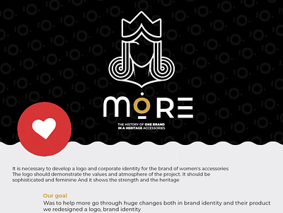 More - Visual branding Identity 3d branding design graphic design illustration logo typography