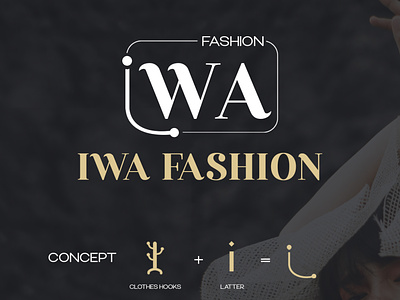 IWA FASION logo - Visual branding Identity branding design graphic design illustration logo typography
