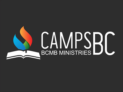 Campsbc 800 600 bible camp campfire illustrator logo mark vector