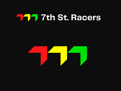 7th St. Racers Logo, Abstract Logo Design design graphic design illustration logo vector