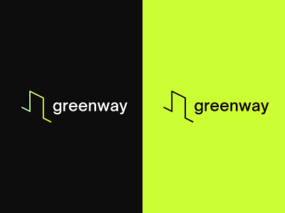 Greenway Abstract Geometric Logo design graphic design illustration logo vector