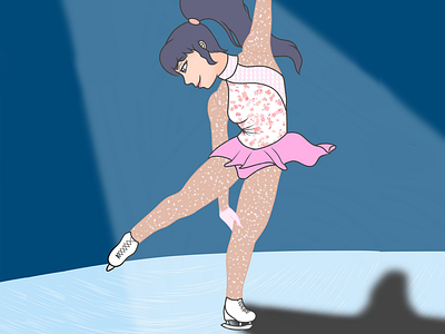 Marinette as a Figure Skater