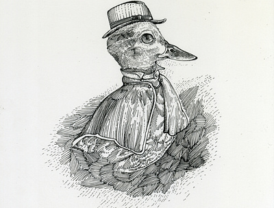 Fancy Duck illustration