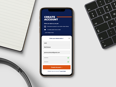 Sign Up form create account design sign up ui ui ux design