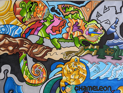 ChameO abstract drawing illustration