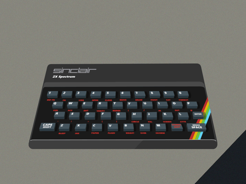 ZX Spectrum game illustration nostalgia retro sinclair zx spectrum