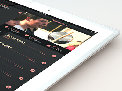 Trackline Project iPad app application collaborative ios ipad iphone music player project trackline