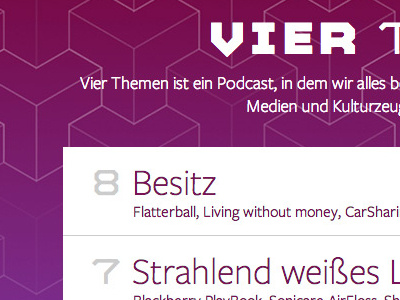 vier.fm Relaunch