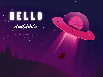 Hello Dribbble dribbble! hi