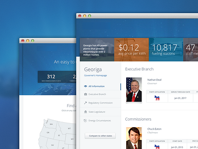 Pretty blues clean design interface ui user user interface