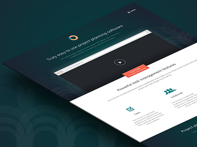 Landing Page clean design home homepage landing ui user interface