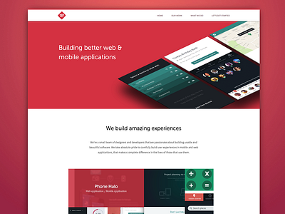 Landing Page clean design home homepage interface landing ui user interface