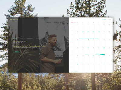 ATV Exploration branding calendar clean design homepage interface landing marketing ui user interface