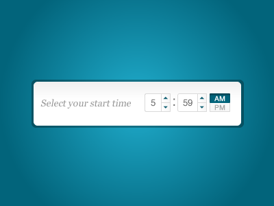 cPanel Time Selector cpanel date time ui