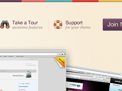 Something in the making button header navigation