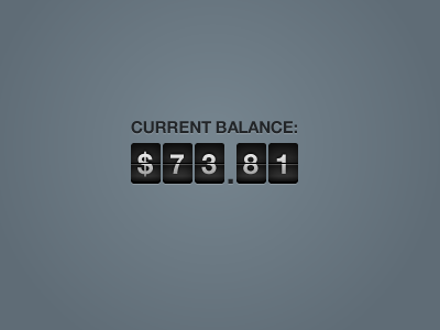 Current Balance