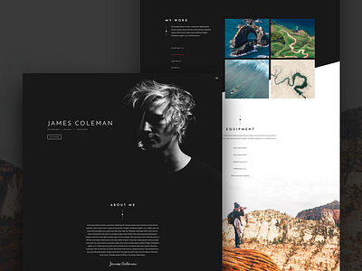 Double Black branding clean design home homepage landing page marketing theme website weebly