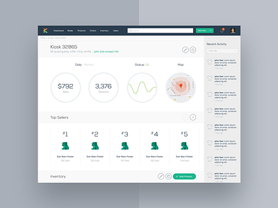 Circle Stats app application chart charts clean design graph ui user interface