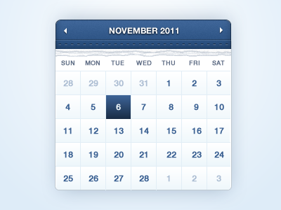 Free Calendar / Date Selector