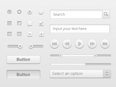 User Interface Design kit (Free Download) app button buttons design download free freebie resource ui user interface