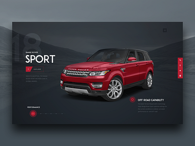 Red Rover clean design interface landing page marketing page site typography ui ux web site website