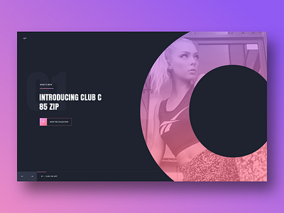 Club C Too abstract colorful design homepage landing site website