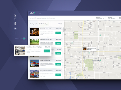 Map app application clean design interface map ui user interface ux