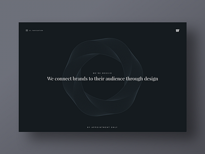 Lookbook Unused agency animation clean dark homepage interface landing site ui user interface website