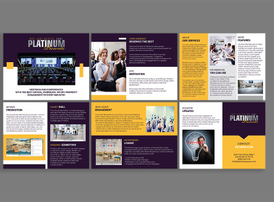 Business Profile Design booklet design business media kit profile design
