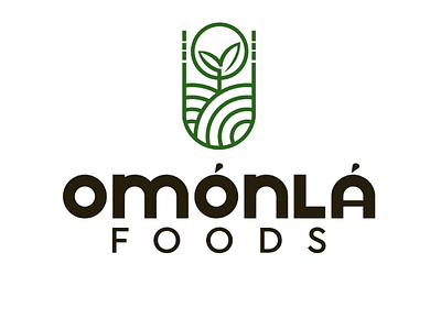 OMONLA FOODS brand identity logo visual