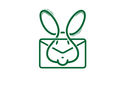 Twitchy Rabbit Logo Design Icon